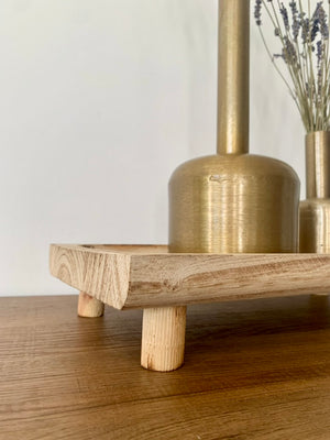 Reclaimed Timber Wood Riser / Stand / Stool / Tray