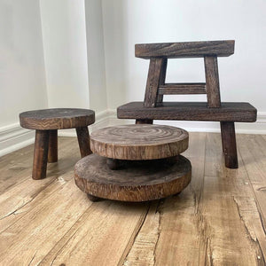 Open image in slideshow, Real Wood Riser / Stand / Stool
